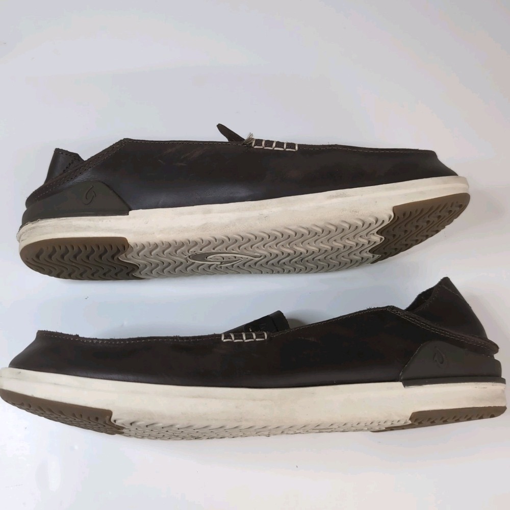 OLUKAI Lae'ahi Li 'ILI‎ Men's Sneaker Sz 12 Faux Suede Lace up - Picture 3 of 9